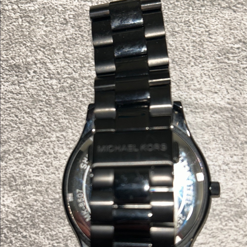 Michael Kors Black and Gray Watch - Picture 5 of 9
